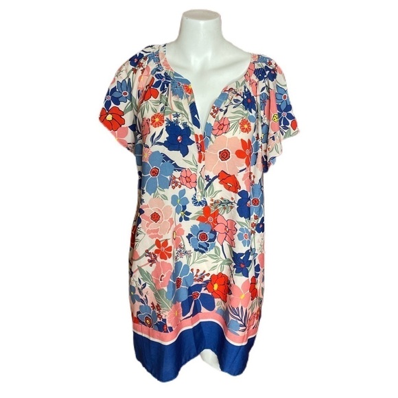 Motherhood Maternity Flutter Sleeve Floral Top - Picture 1 of 8
